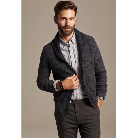 banana republic men's cardigans